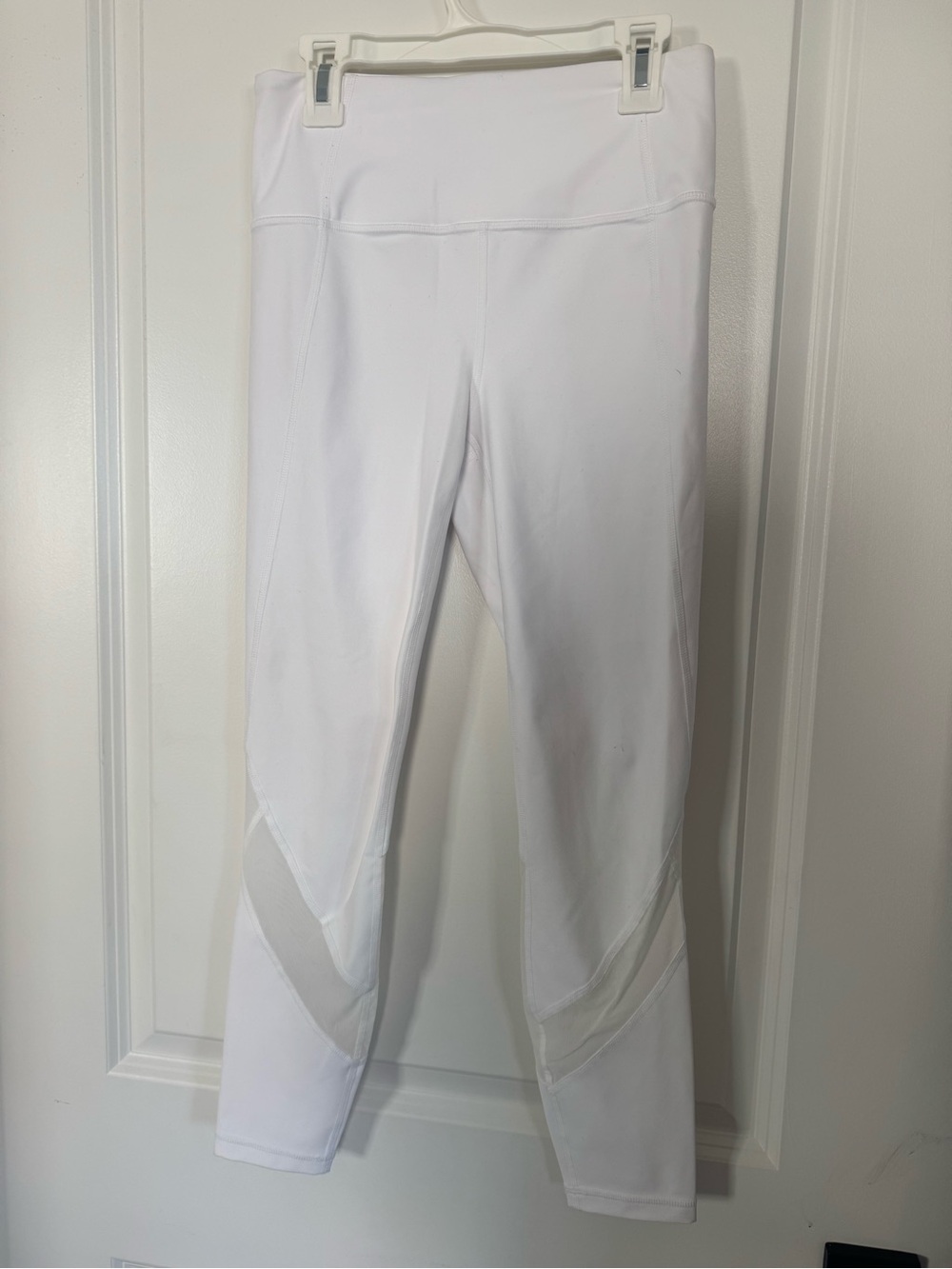 Athleta White Girls' Mesh-Inset Leggings